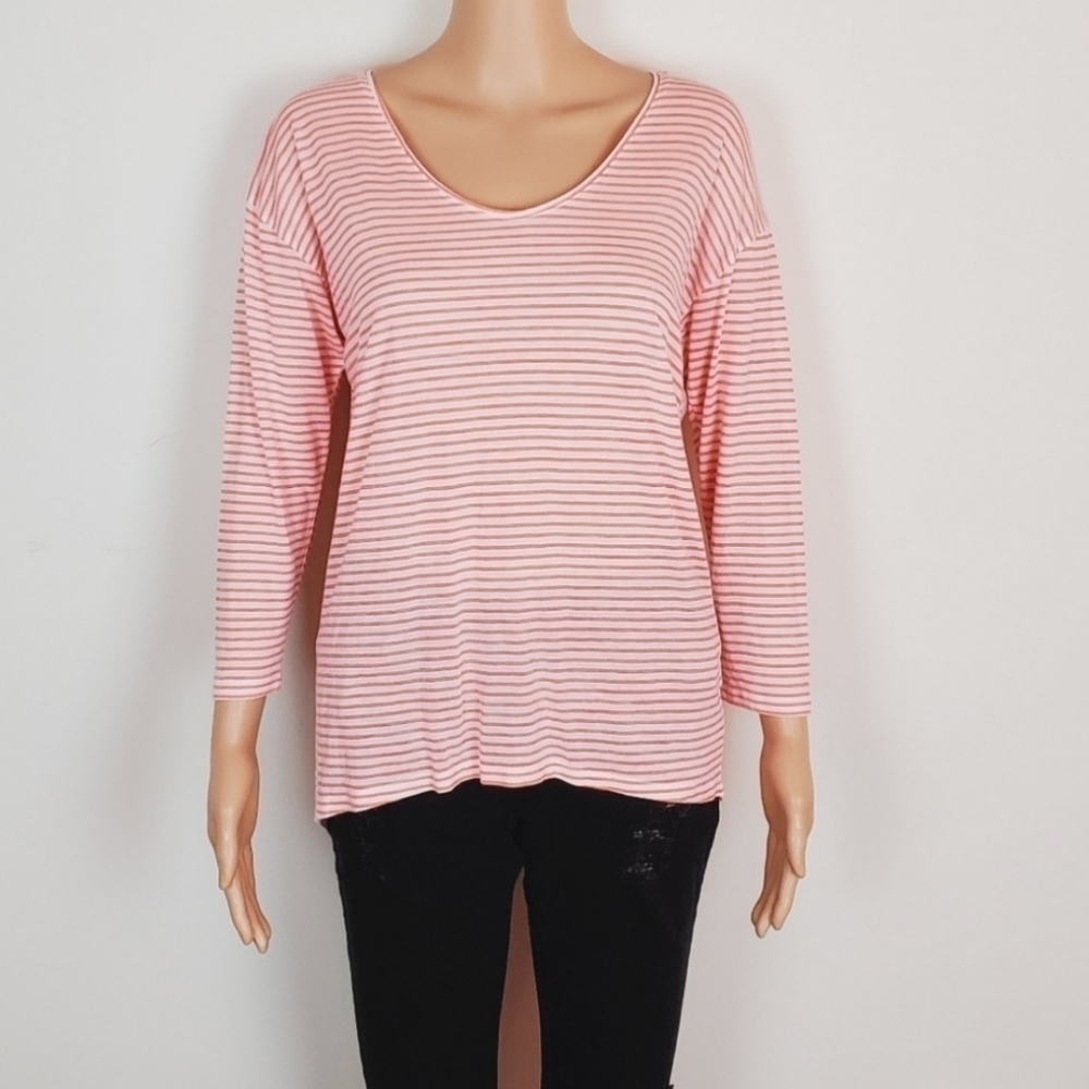 J.Crew long sleeve stripe t-shirt size S